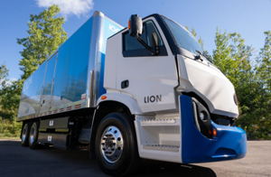 An electric truck by Lion Electric